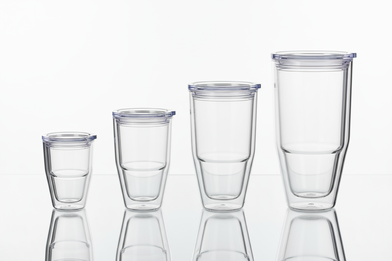 acrylic double wall tumbler 16oz 20oz 24oz 40oz